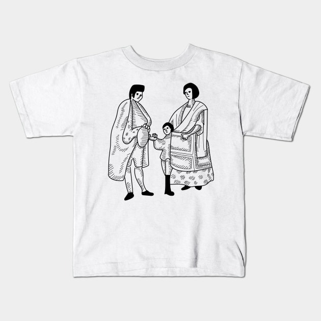 Casta 1 Kids T-Shirt by Digilogos